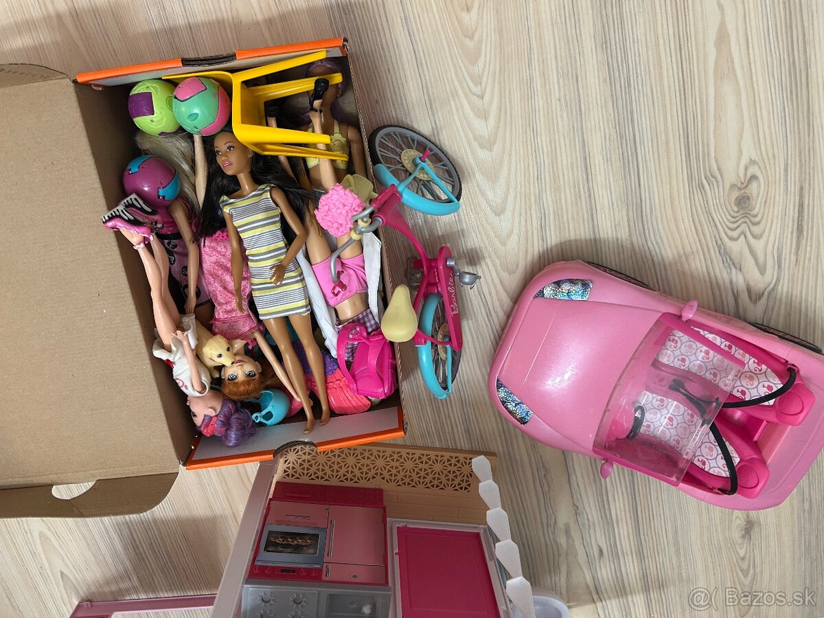 Barbie domček, salon, doplnky - 3