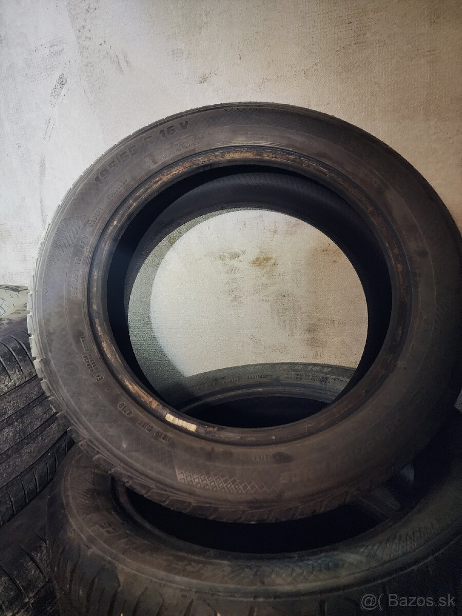 Predám letné pneumatiky 195/55r16 - 3