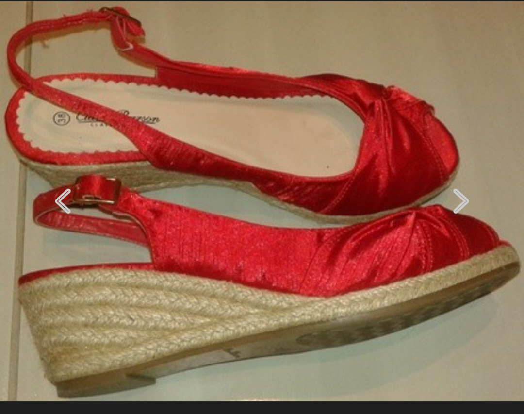 Červene sandalky 38 - 3