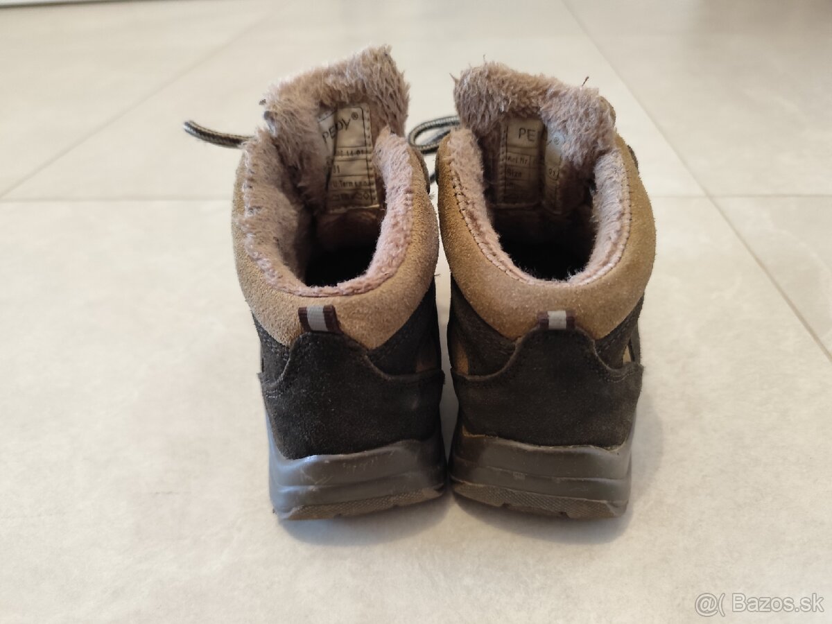 Detské zimné kožené topanky - 3
