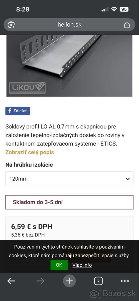 Soklový štartovací profil - 3