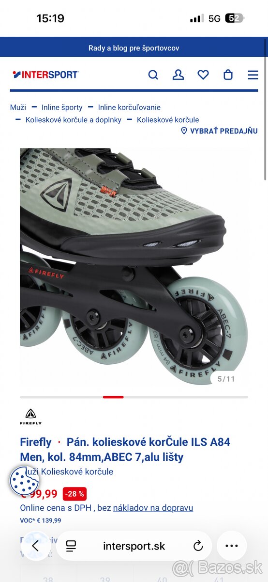 Firefly ILSA84 (ABEC 7) Velkost 41 panske korcule - 3