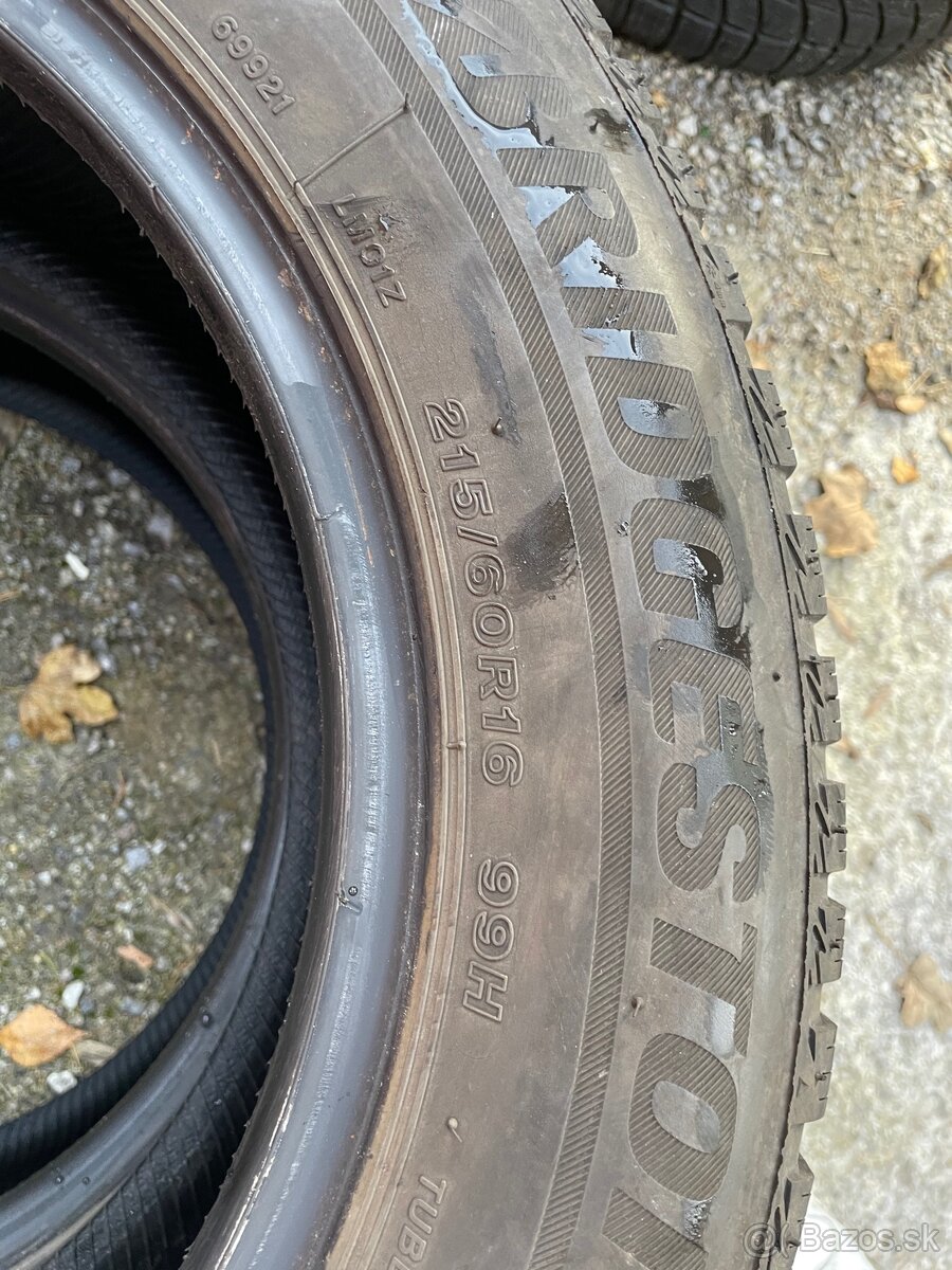 BRIDGESTONE 215/60/R16 ZIMNÉ - 3