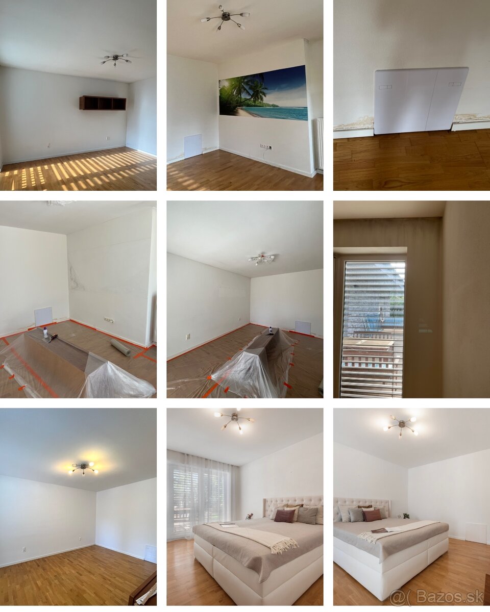 Maľovanie bytov, striekanie, www.malovanieupratovanie.com - 3