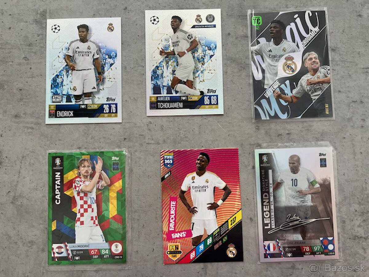Futbalové karty Real Madrid - 3