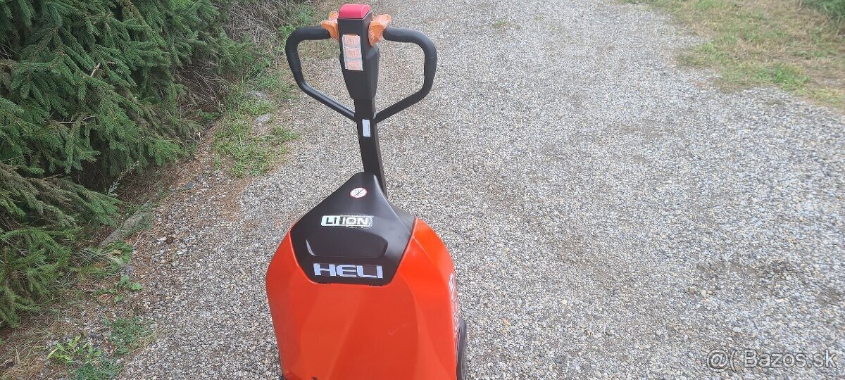 Ručne vedený elektrický paletový vozík Heli 1,5t. - 3