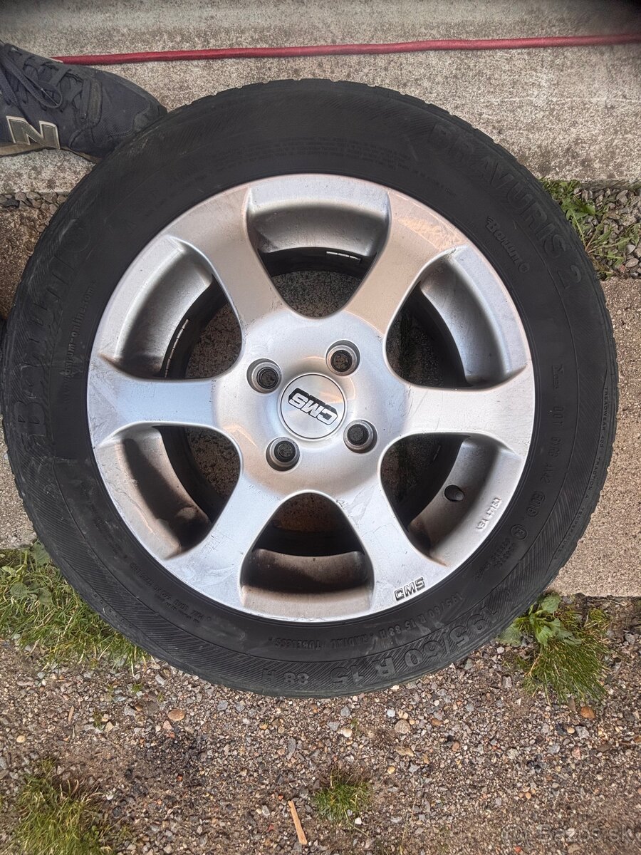 Predám 4 kusy letné pneu 4x108 ford na elektronoch - 3