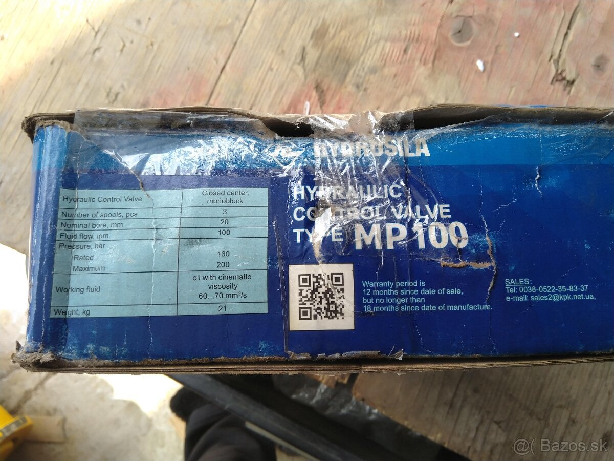 hydraulický rozvádzač R-100 - 3