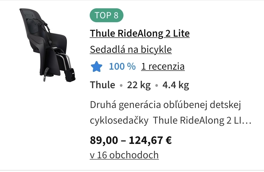 Detska sedacka na bicykel - 3