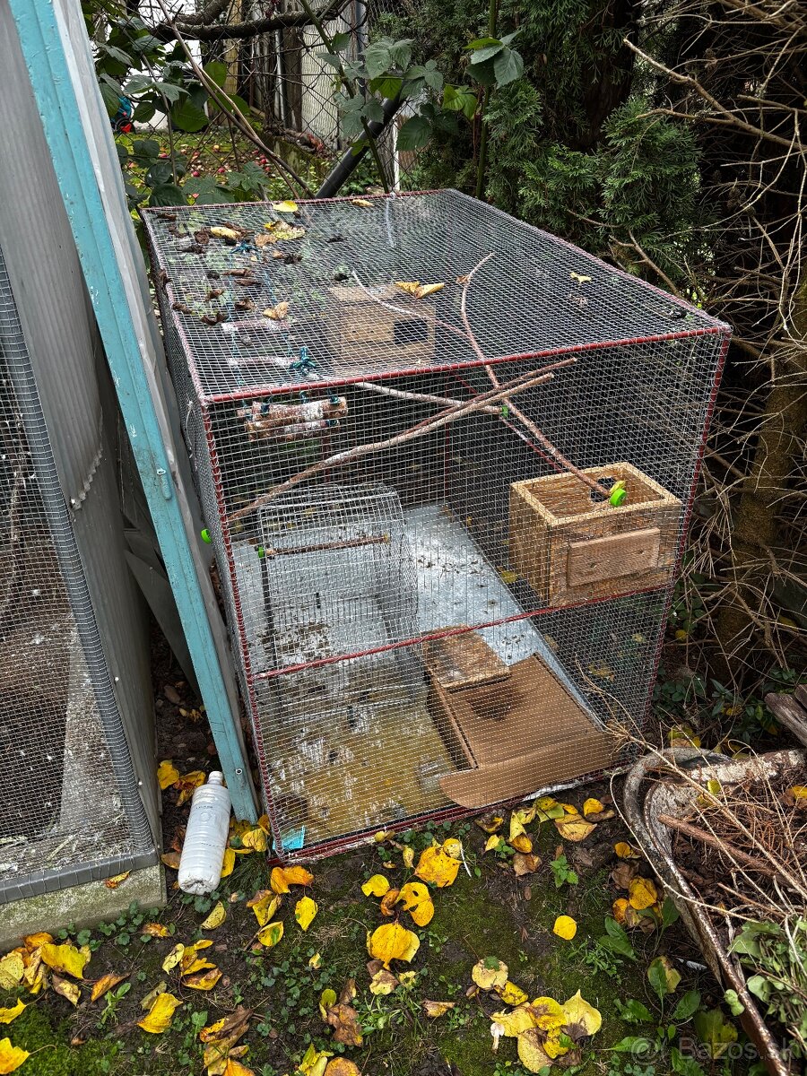 Predám vlastnoručne robenú voliériu pre vtáky - 3