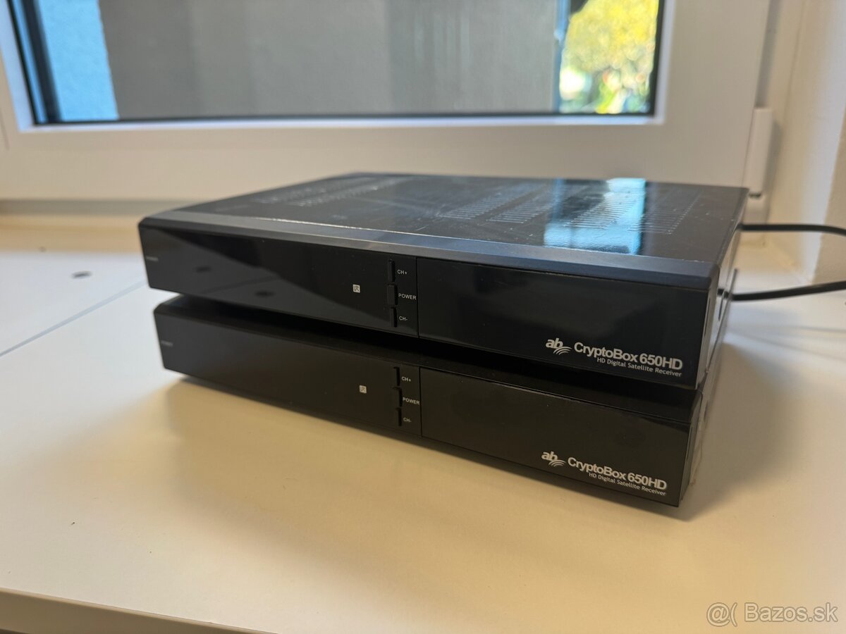 Satelitný prijímač Ab cryptobox 650 HD a iné - 3