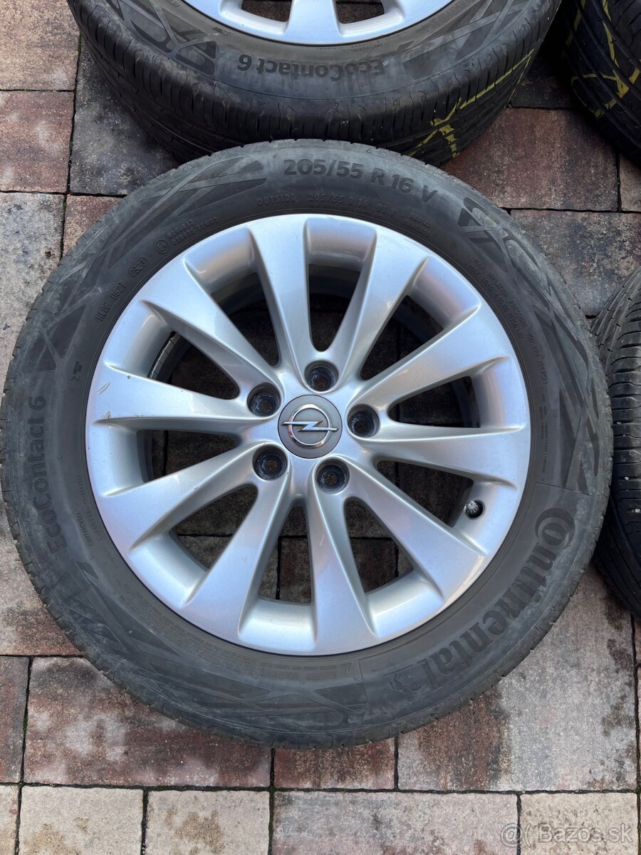 Orig. hliníkové disky Opel R16, 5x110 - 3