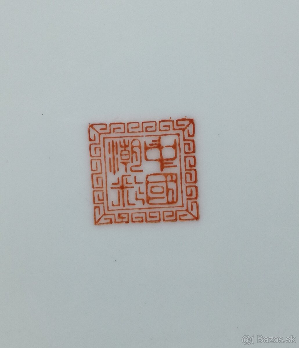 Čína tanier, dekoračný, porcelán - 3