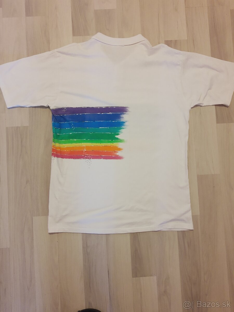 Pánske tričko - ručne maľované - 3