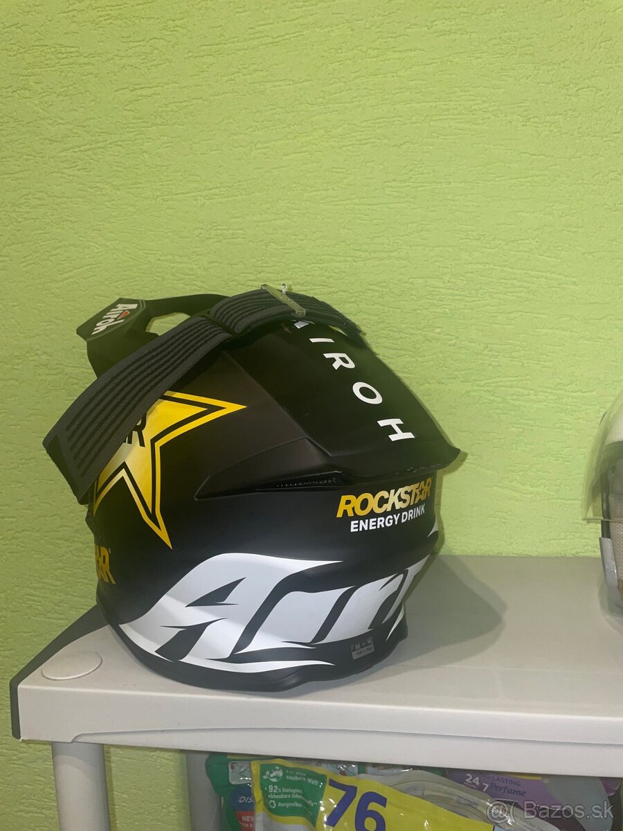 Helma Airoh Rockstar + okuliare 100%