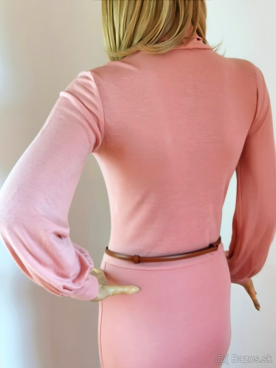 Merino šaty z roláčikom vo veľkosti XS /S - 3