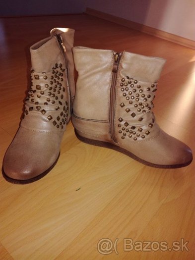 NOVÉ prechodné dámske členkové čižmy BFC Selection, veľ. 38 - 3