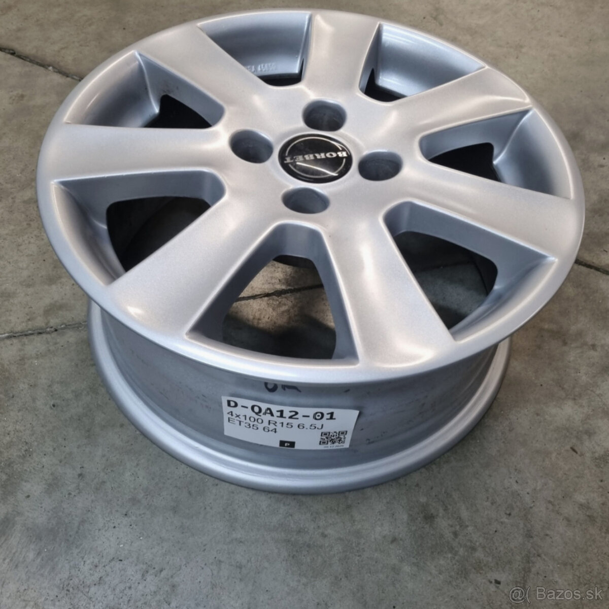 Hliníkové Borbet disky 4x100 R15 6,5J ET35 - 3