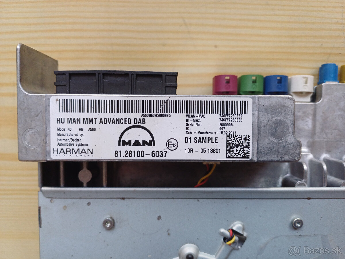 MAN TGX euro 6 autorádio - 3