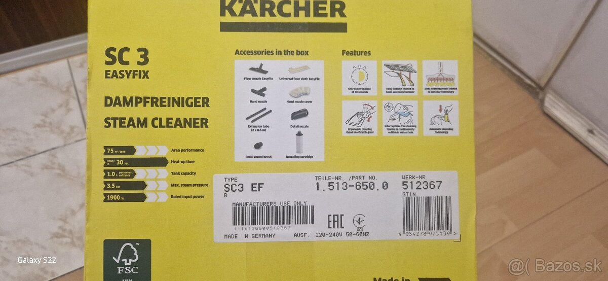 KÄRCHER - Parny čistič - 3