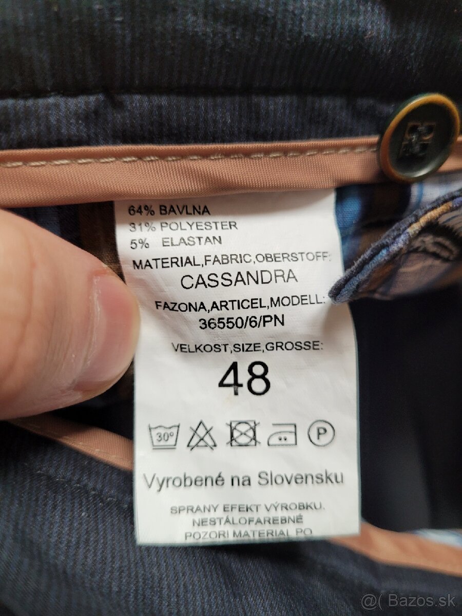 Pánske spoločenské nohavice - 3