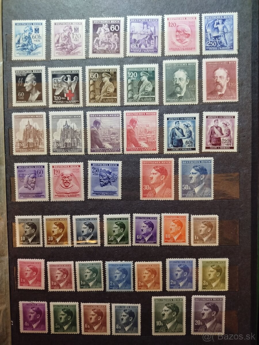 Protektorát Čechy a Morava - partia známok - 3