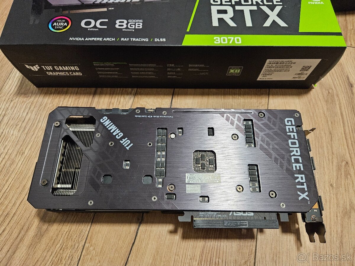 Predam Asus GeForce RTX 3070 TUF Gaming - 3