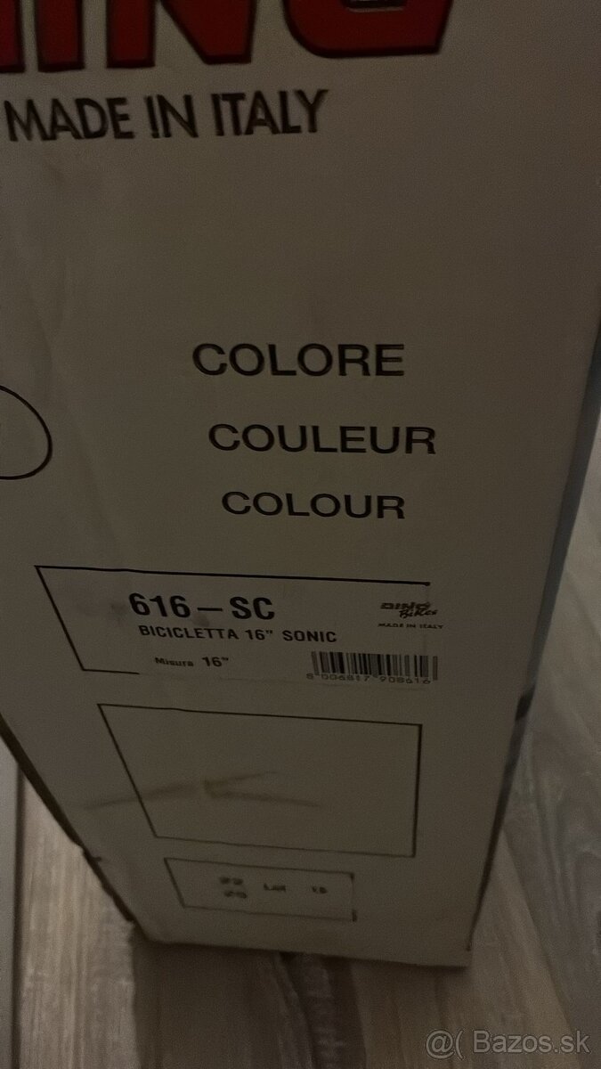 Detsky bicykel Dino bikes velkost 16 - 3