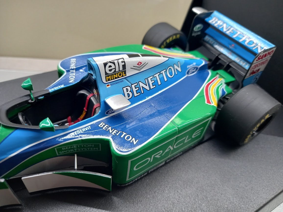 F1 BENETTON FORD B194 GP ANGLIE 1994 SCHUMACHER 1:18 - 3