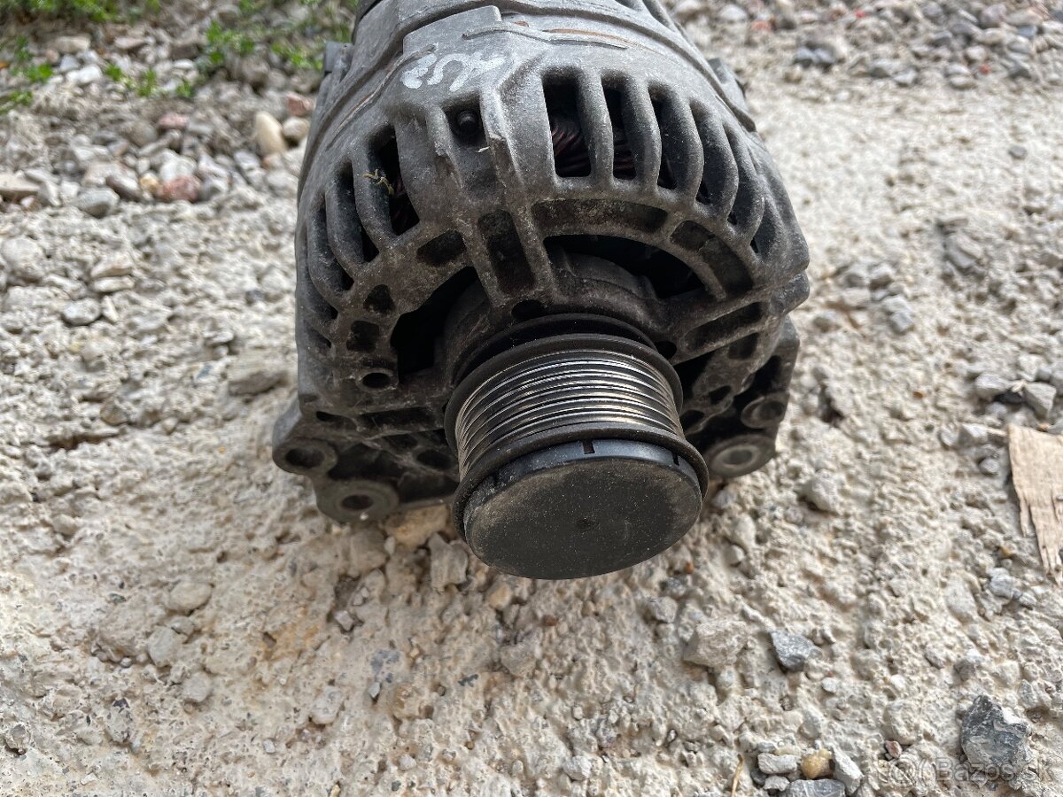 Alternator 12V 120A, plne funkcny komplet s volnobezkou - 3