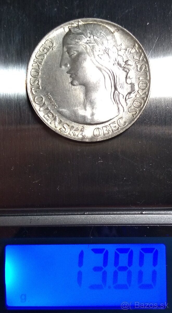 Strieborná medaila Všesokolský slet v Praze 1948 - 3