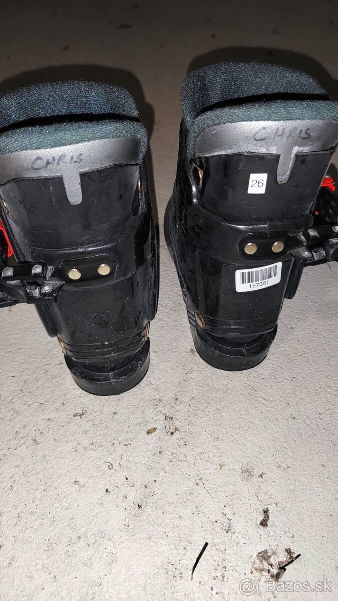 Lyže 90 cm + lyžiarky - 3