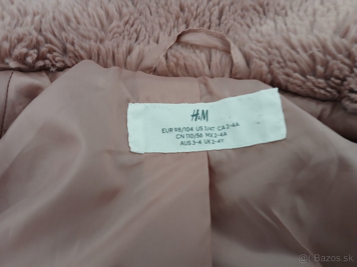 Dievcensky prechodny teddy kabat 104 - 3