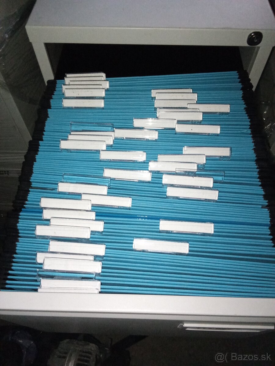 Kartoteky, závesné zakladanie dosky. - 3