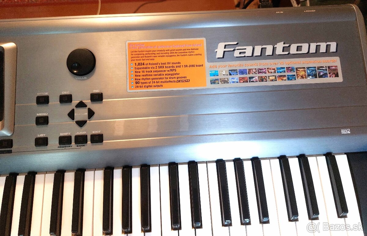 Roland Fantom (FA-76) workstation - 3