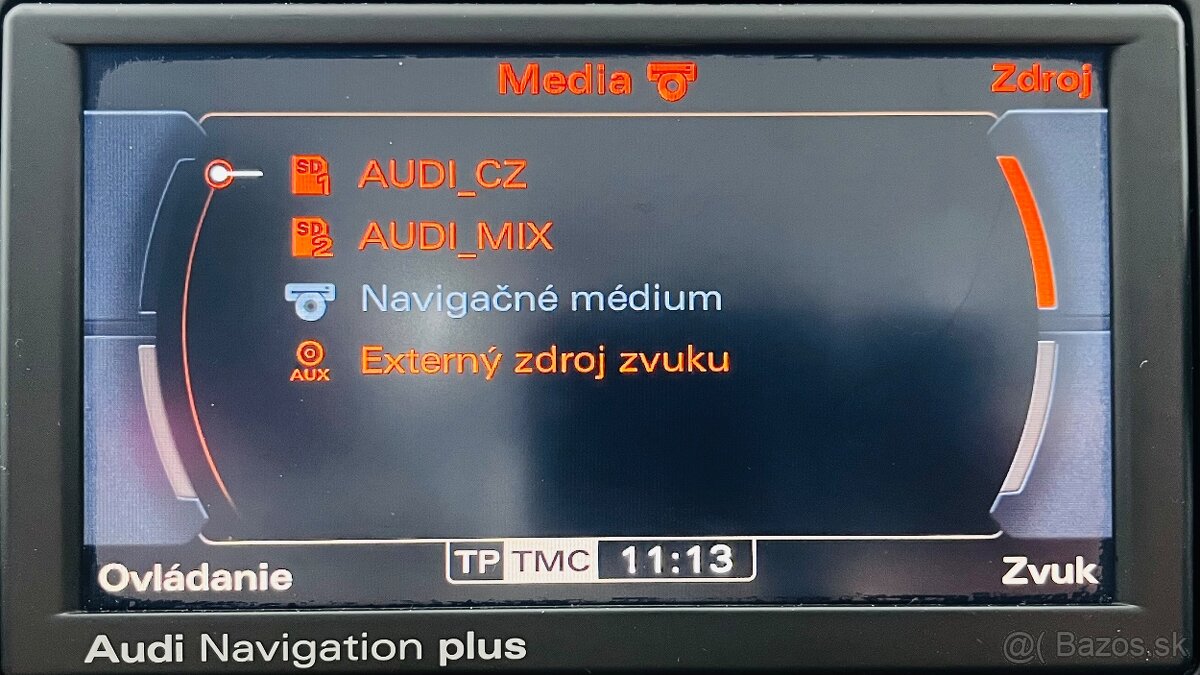 Slovenčina, PIN - mapy - AUDI Navigation Plus - RNS-E (RNSE) - 3