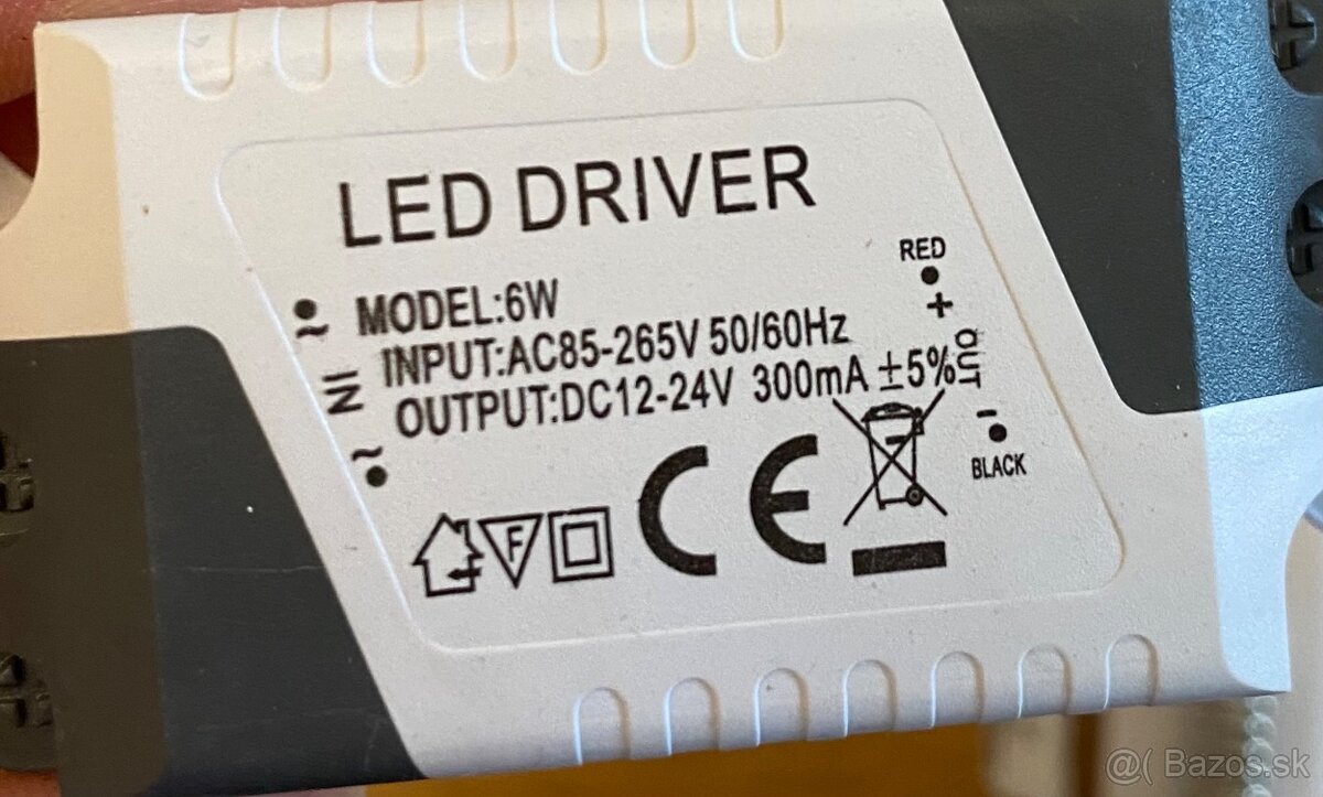 LED svietidla 6w, 8ks za 30€ - 3