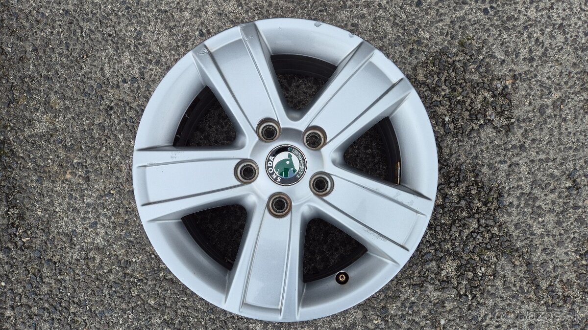 Predám elektróny originál Škoda 5x112r15 - 3