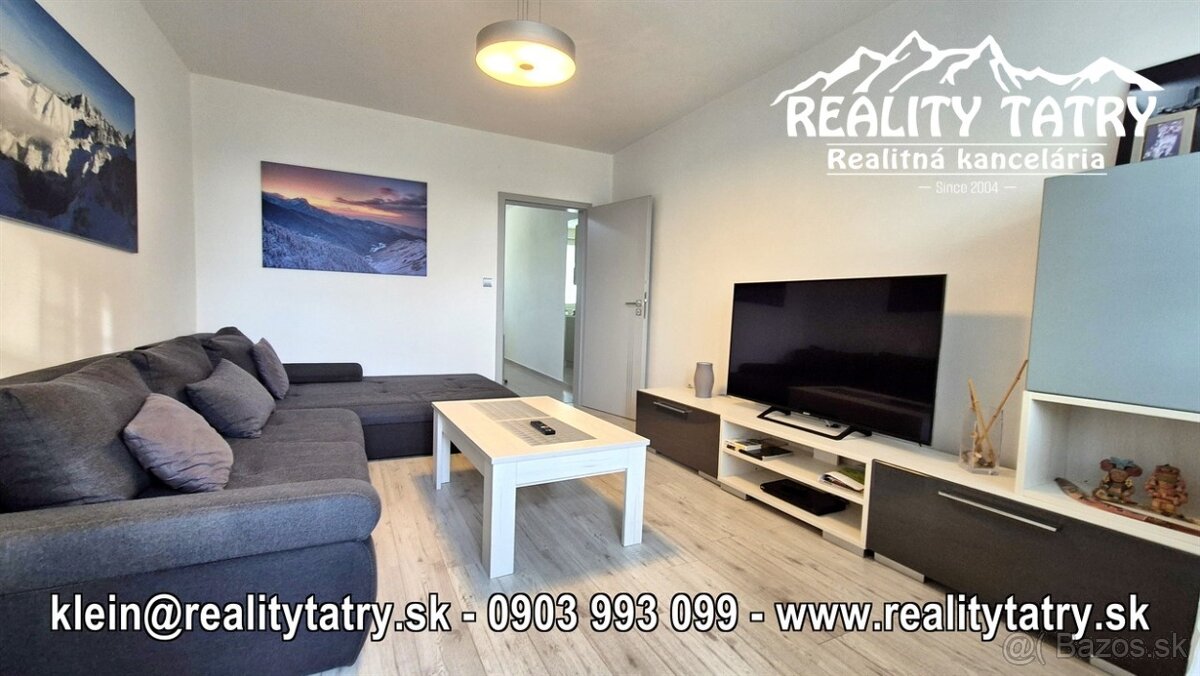 Byt 2 izbový s loggiou Vysoké Tatry, Dolný Smokovec TOP STAV - 3