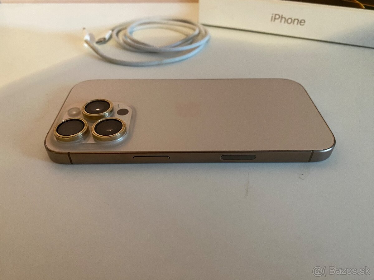Apple Iphone 16 PRO Desert Titanium 100% batéria——0911480104 - 3