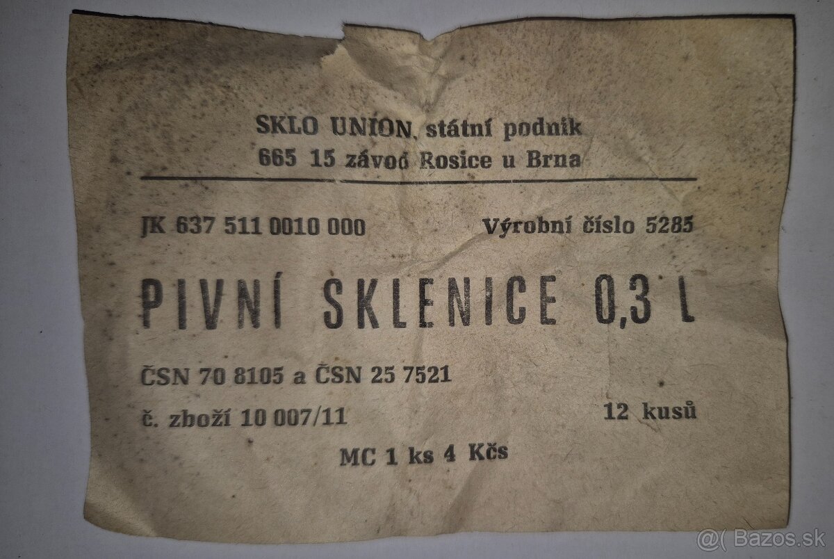 Pivové poháre 0,3l - 3