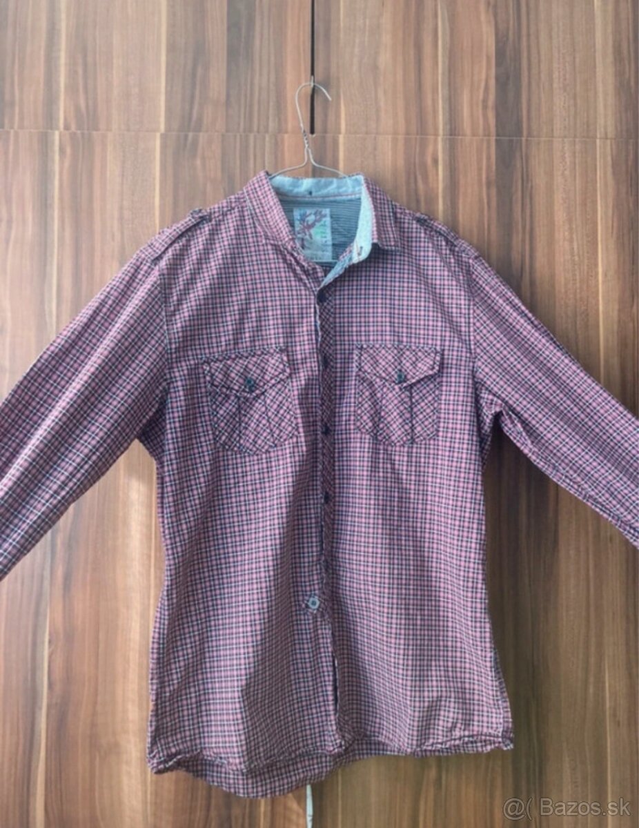 Červená károvaná košeľa - 3