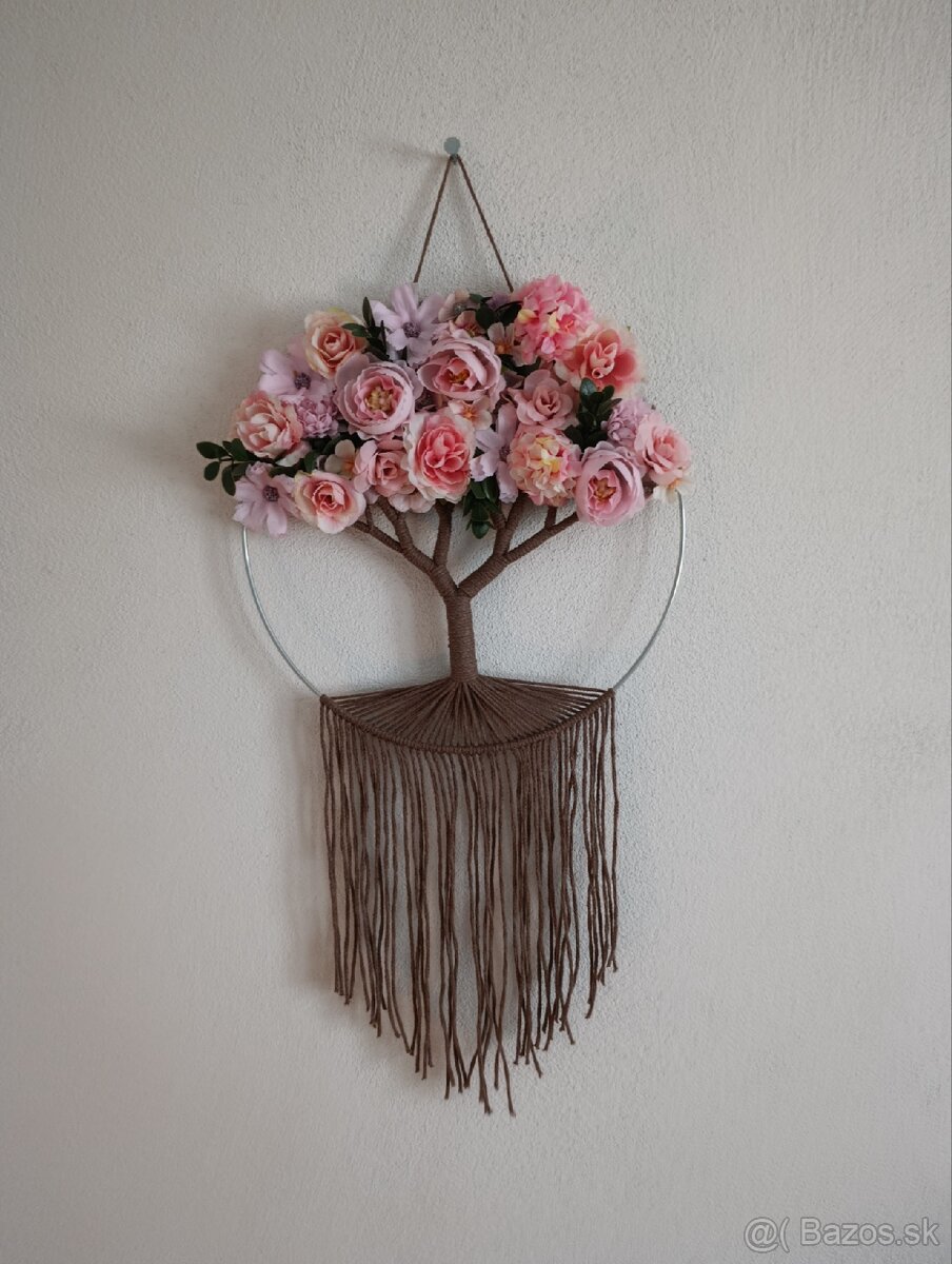Jarný macrame strom - 3