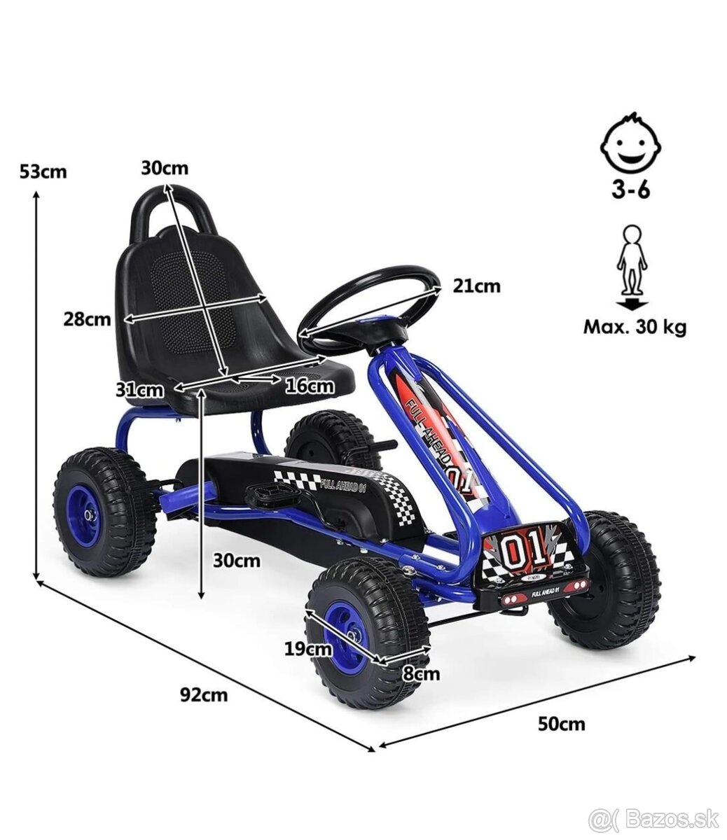 Motokára s ručnou brzdou - 3
