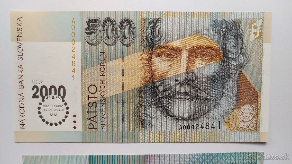 Bimilénium 500, 200 , 50 a 20Sk - 3