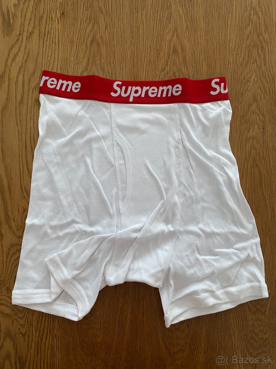supreme boxerky biele veľ. S - 3