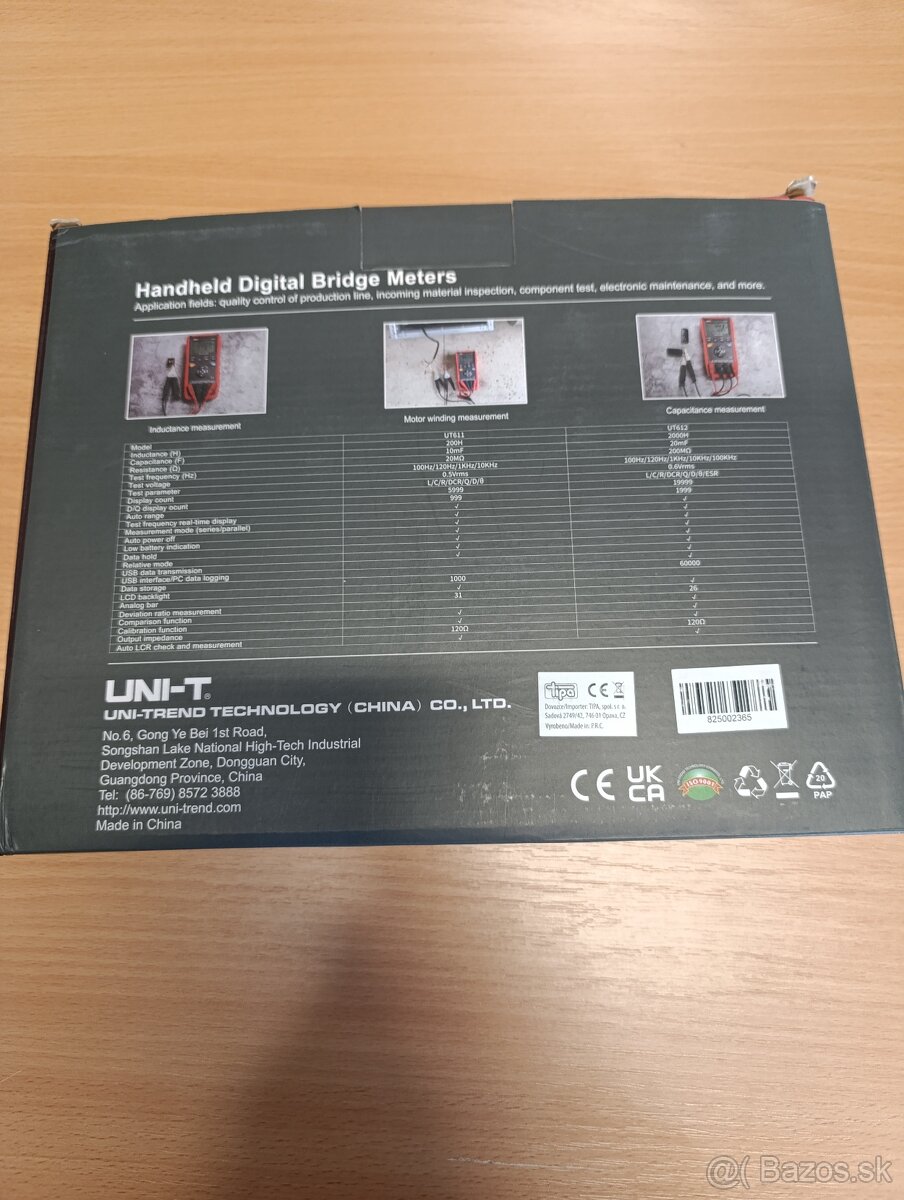 Multimeter uni-t ut 612 rlc, usb, automat - 3