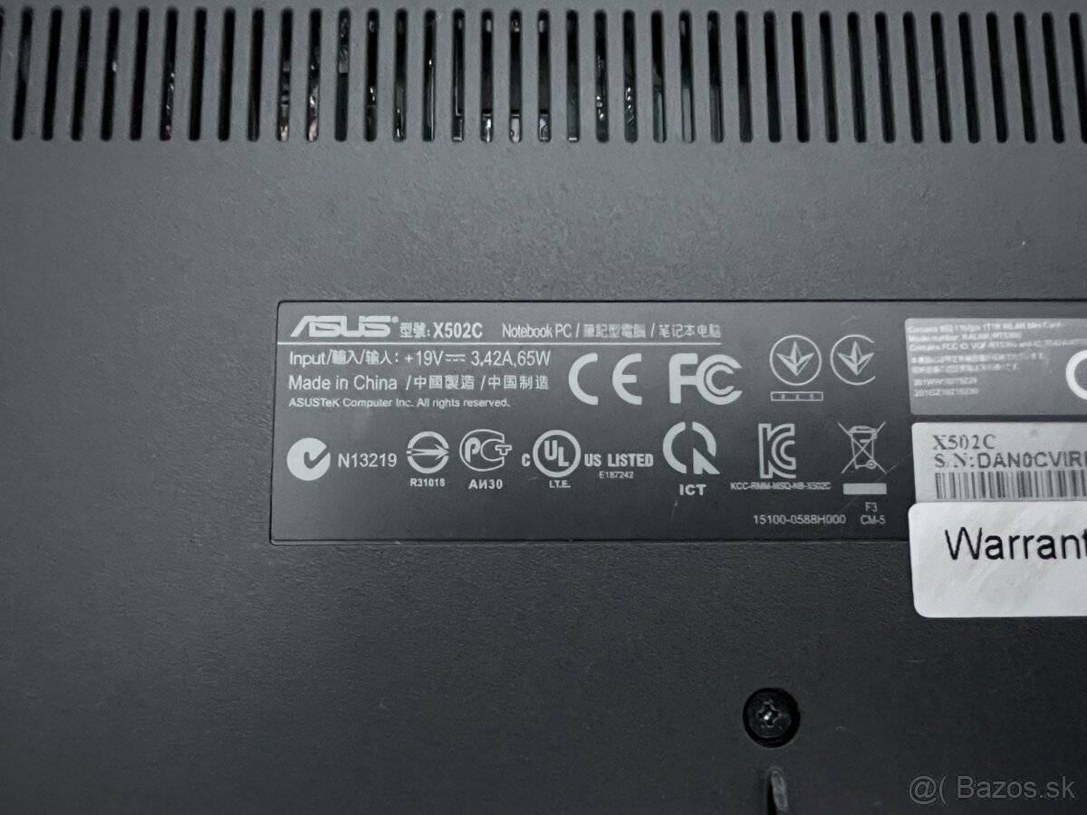 Asus notebook - 3