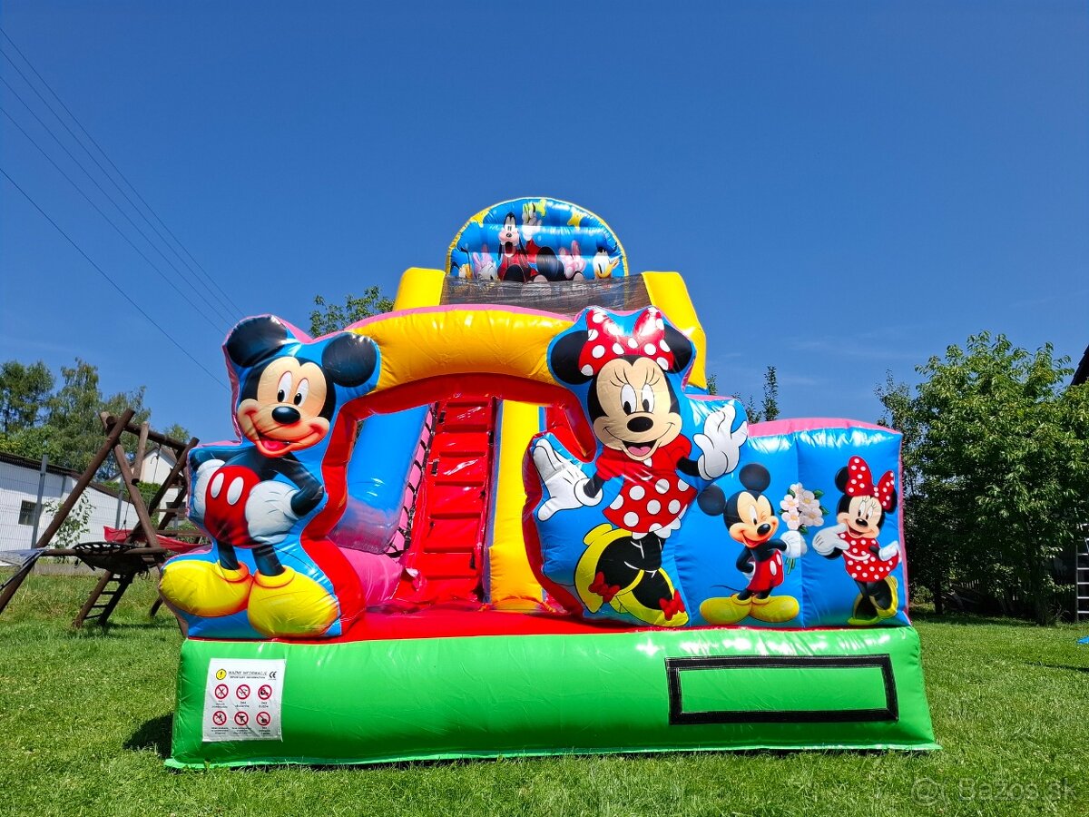 Skakaci hrad 6x3x6 m - Micky Mouse - 3