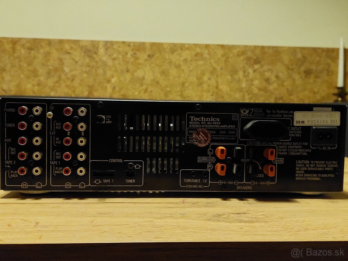 Zosilňovač Technics SU-X 840 - 3